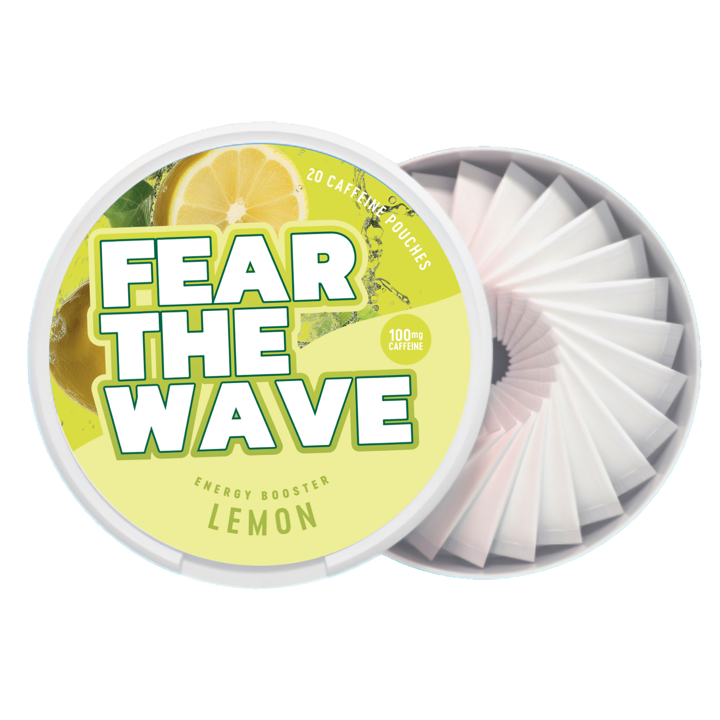 CAFFEEZ™ x Fear the Wave Collective - Lemon Energy Pouches