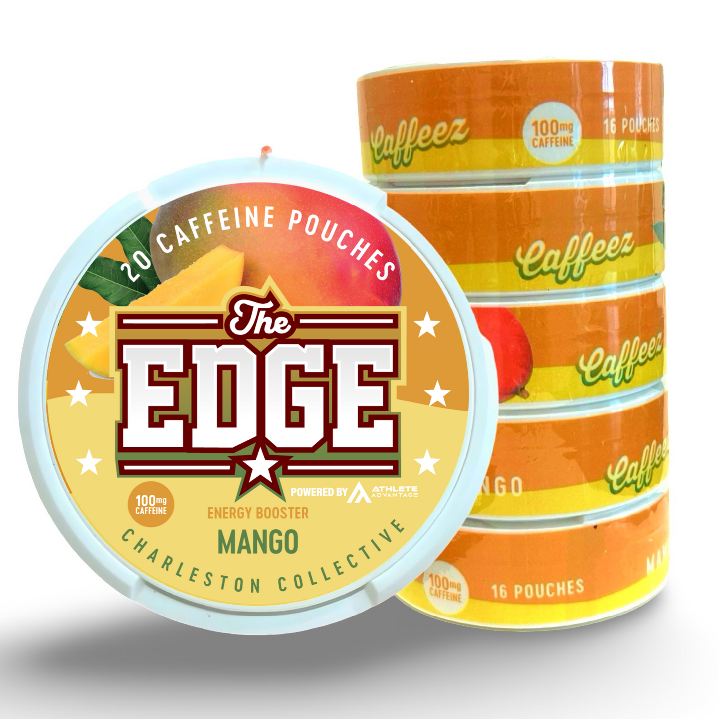 CAFFEEZ™ x The Edge Charleston Collection - Mango Energy Pouch Sleeve (5 cans)