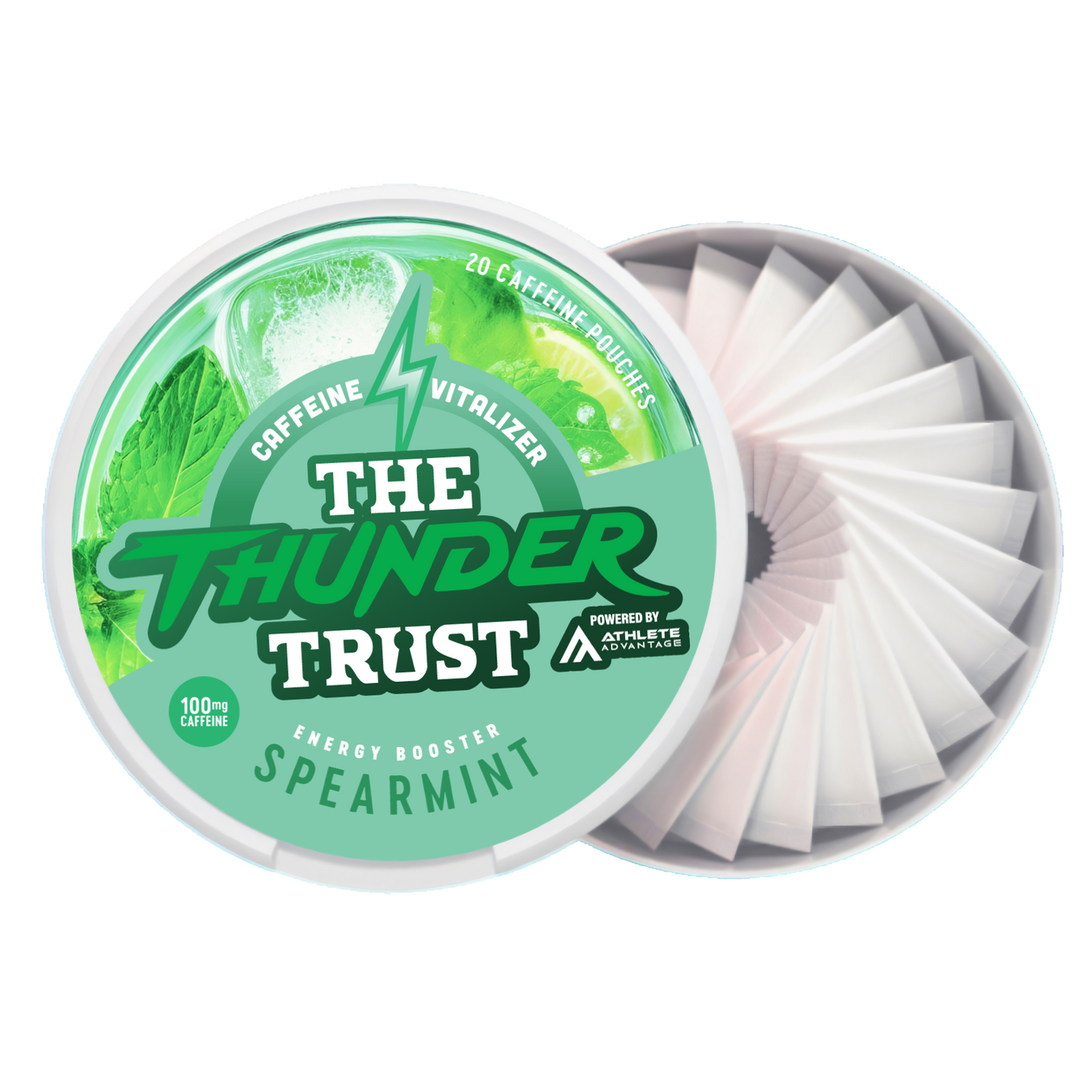 CAFFEEZ™ X The Thunder Trust - Spearmint Pouches