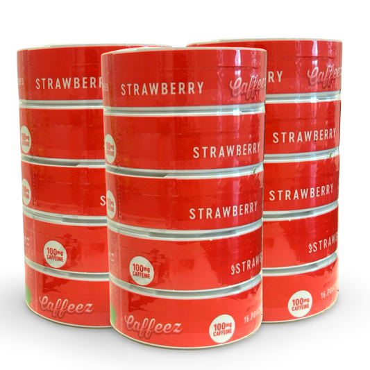 CAFFEEZ™ Wholesale Sleeve - Strawberry (5 cans)