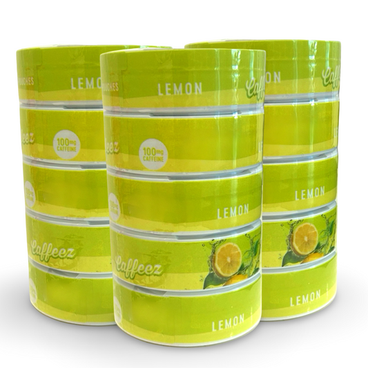 CAFFEEZ™ Wholesale Sleeve - Lemon (5 cans)