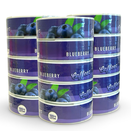 CAFFEEZ™ Wholesale Sleeve – Blueberry (5 Cans)