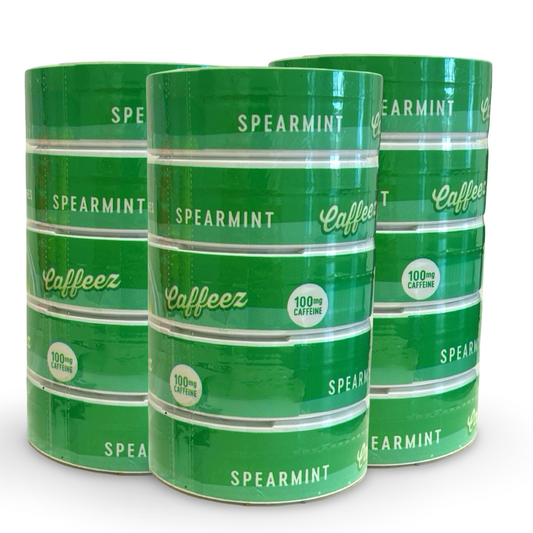 CAFFEEZ™ Wholesale Sleeve - Spearmint (5 cans)