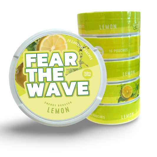 CAFFEEZ™ x Fear the Wave Collective - Lemon Energy Pouch Sleeve (5 cans)