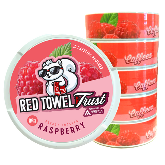 CAFFEEZ™ x The Red Towel Trust - Raspberry Energy Pouch Sleeve (5 cans)