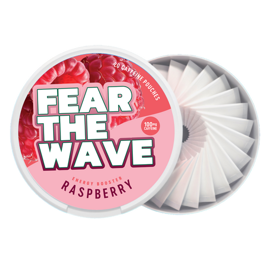 CAFFEEZ™ x Fear the Wave Collective - Raspberry Energy Pouches