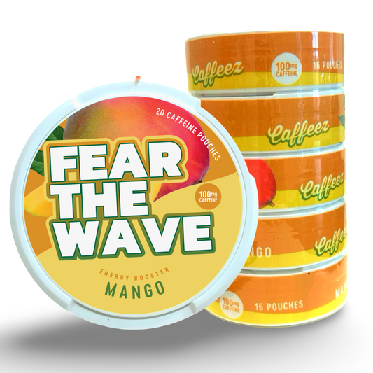 CAFFEEZ™ x Fear the Wave - Mango Energy Pouch Sleeve (5 cans)