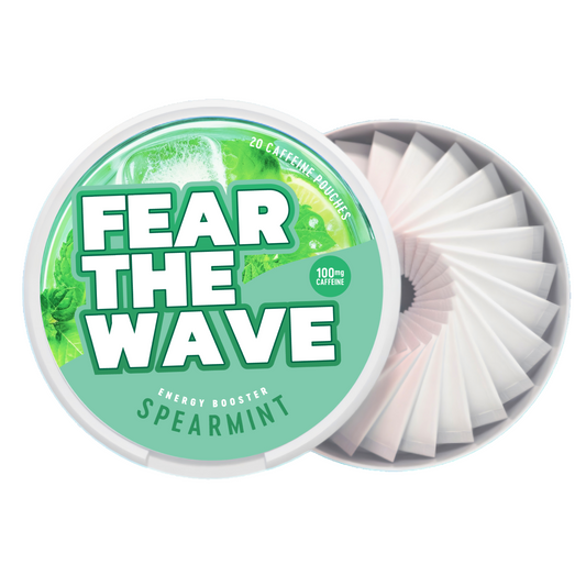 CAFFEEZ™ x Fear the Wave Collective - Spearmint Energy Pouches