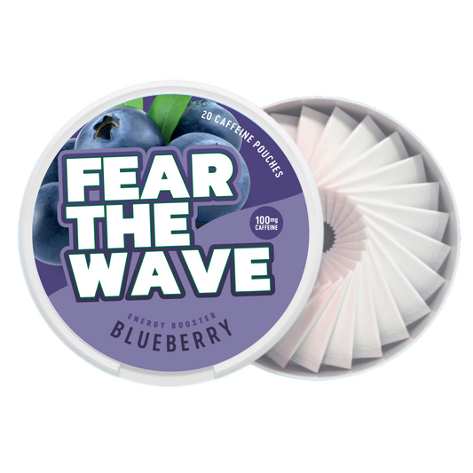 CAFFEEZ™ x Fear the Wave Collective - Blueberry Energy Pouches