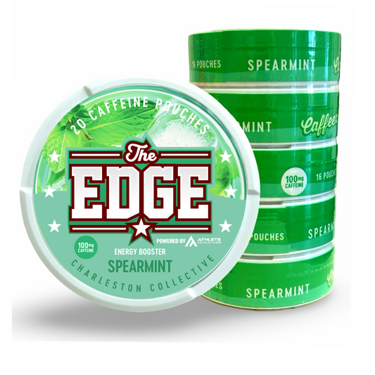 CAFFEEZ™ x The Edge Charleston Collective - Spearmint Energy Pouch Sleeve (5 cans)