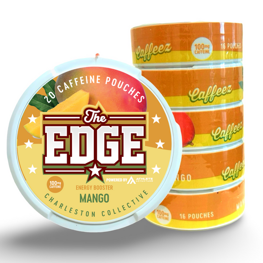CAFFEEZ™ x The Edge Charleston Collection - Mango Energy Pouch Sleeve (5 cans)