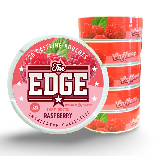 CAFFEEZ™ x The Edge Charleston Collective - Raspberry Energy Pouch Sleeve (5 cans)
