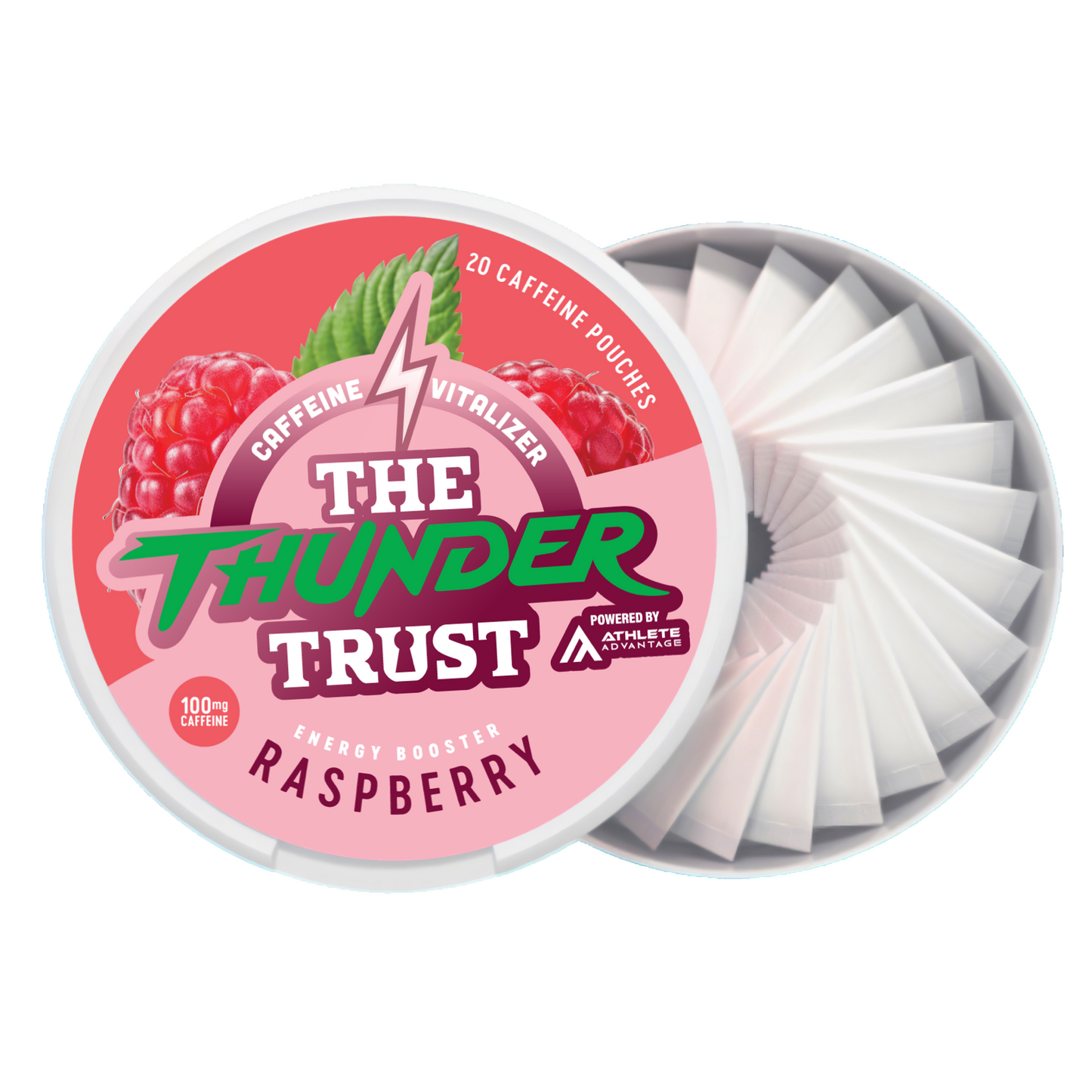 CAFFEEZ™ X The Thunder Trust - Raspberry Energy Pouches
