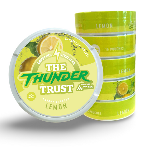 CAFFEEZ™ x The Thunder Trust - Lemon Energy Pouch Sleeve (5 cans)