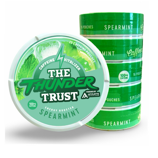 CAFFEEZ™ x The Thunder Trust - Spearmint Energy Pouch Sleeve (5 cans)
