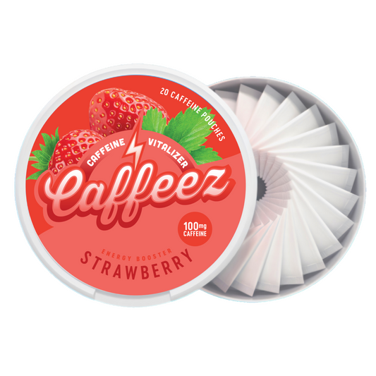 CAFFEEZ™ - Strawberry Energy Pouches