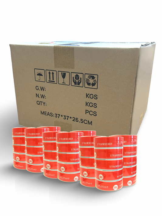 CAFFEEZ™ Wholesale Case – Strawberry (250 Cans)
