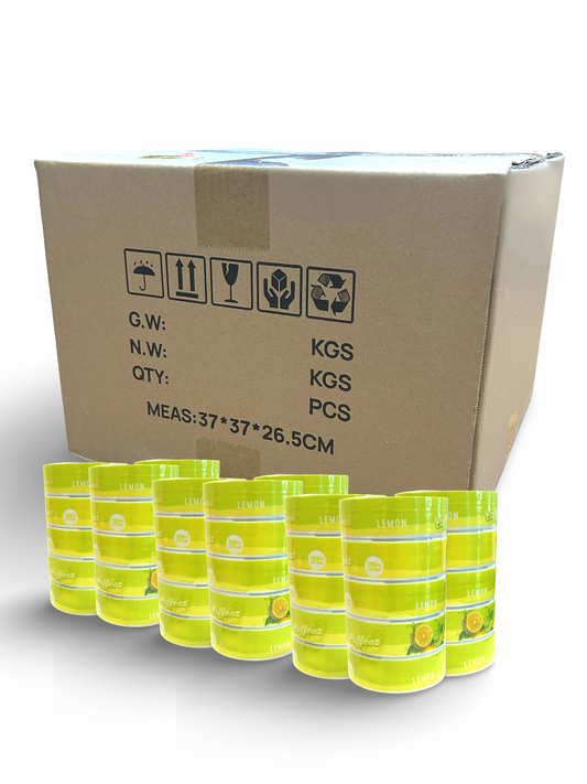 CAFFEEZ™ Wholesale Case – Lemon (250 Cans)